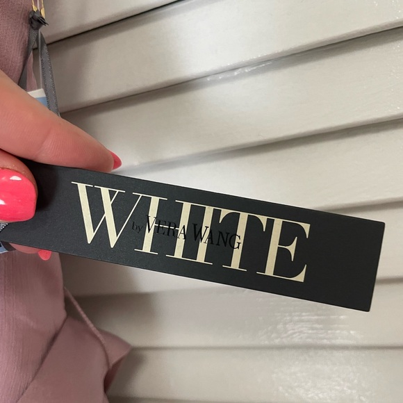 White by Vera Wang bridesmaid dress NWT. Quartz Color - Picture 5 of 5